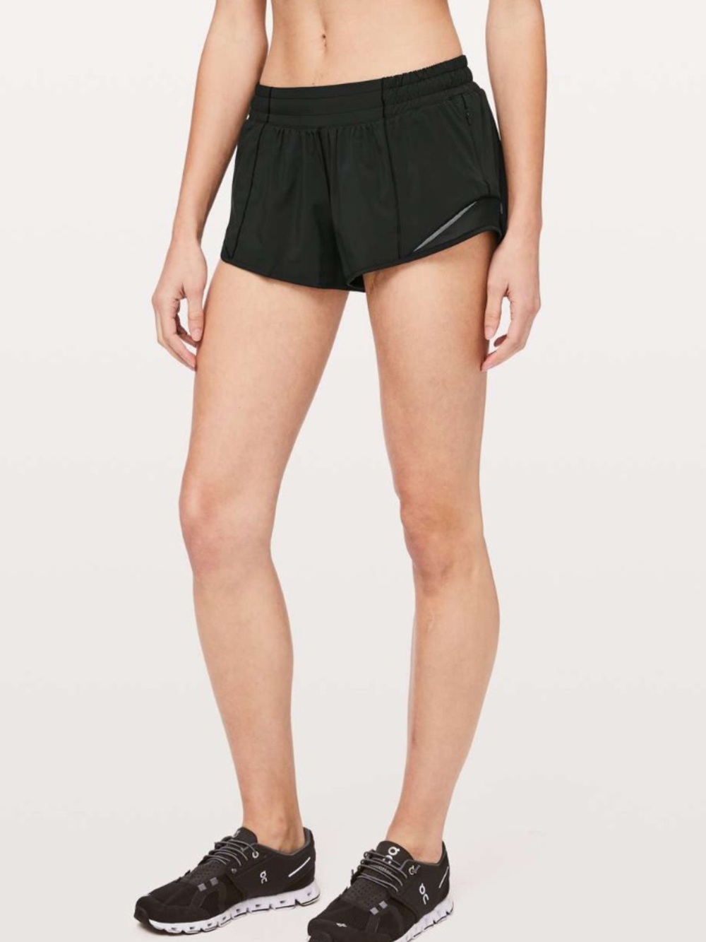 Lululemon Hotty Hot Short II *2.5" Size 4 - Black